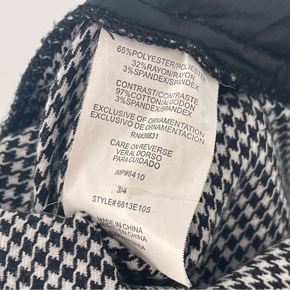 XOXO Monochrome Checkered Pencil Skirt size 3/4 - Picture 5 of 7